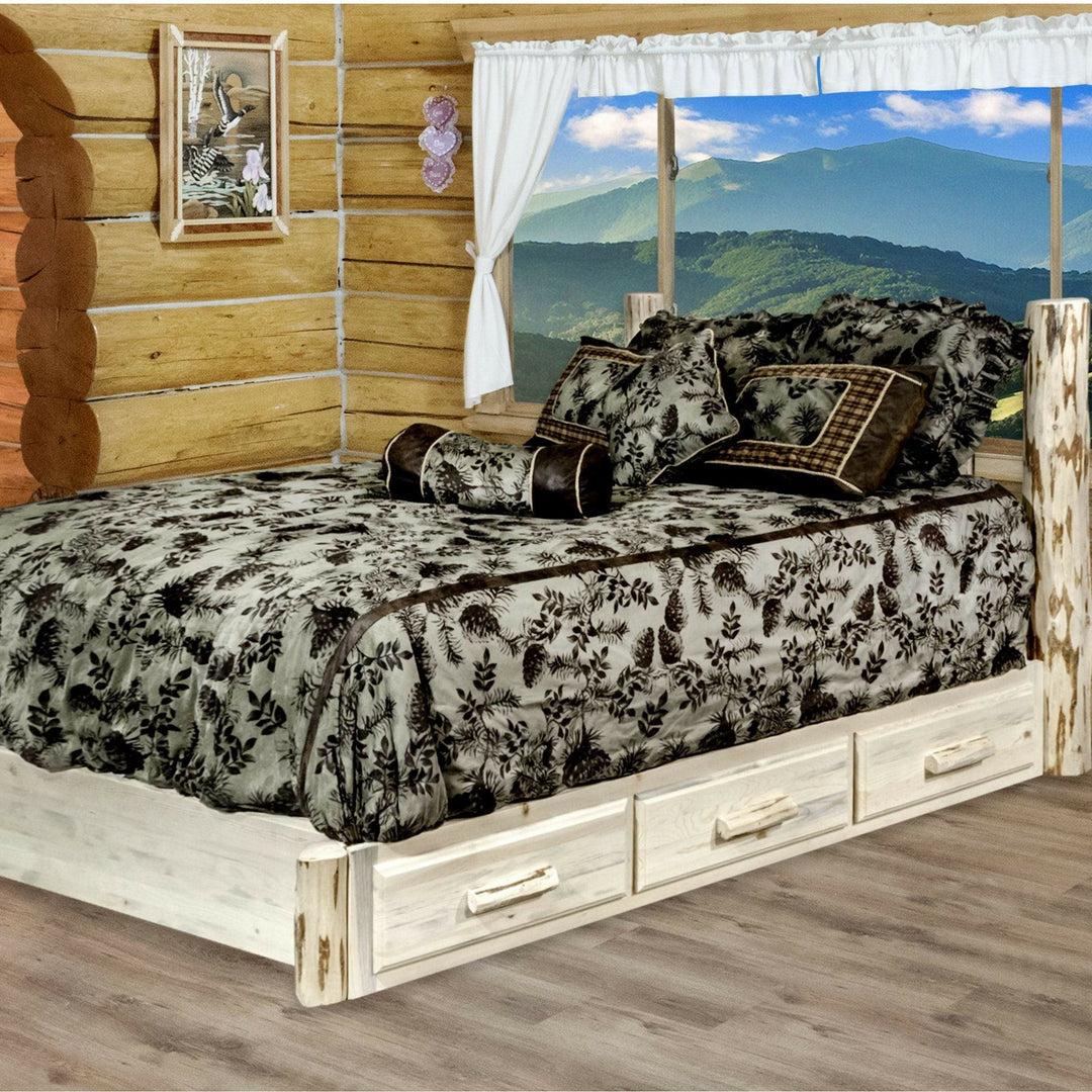 Rustic Log Beds
