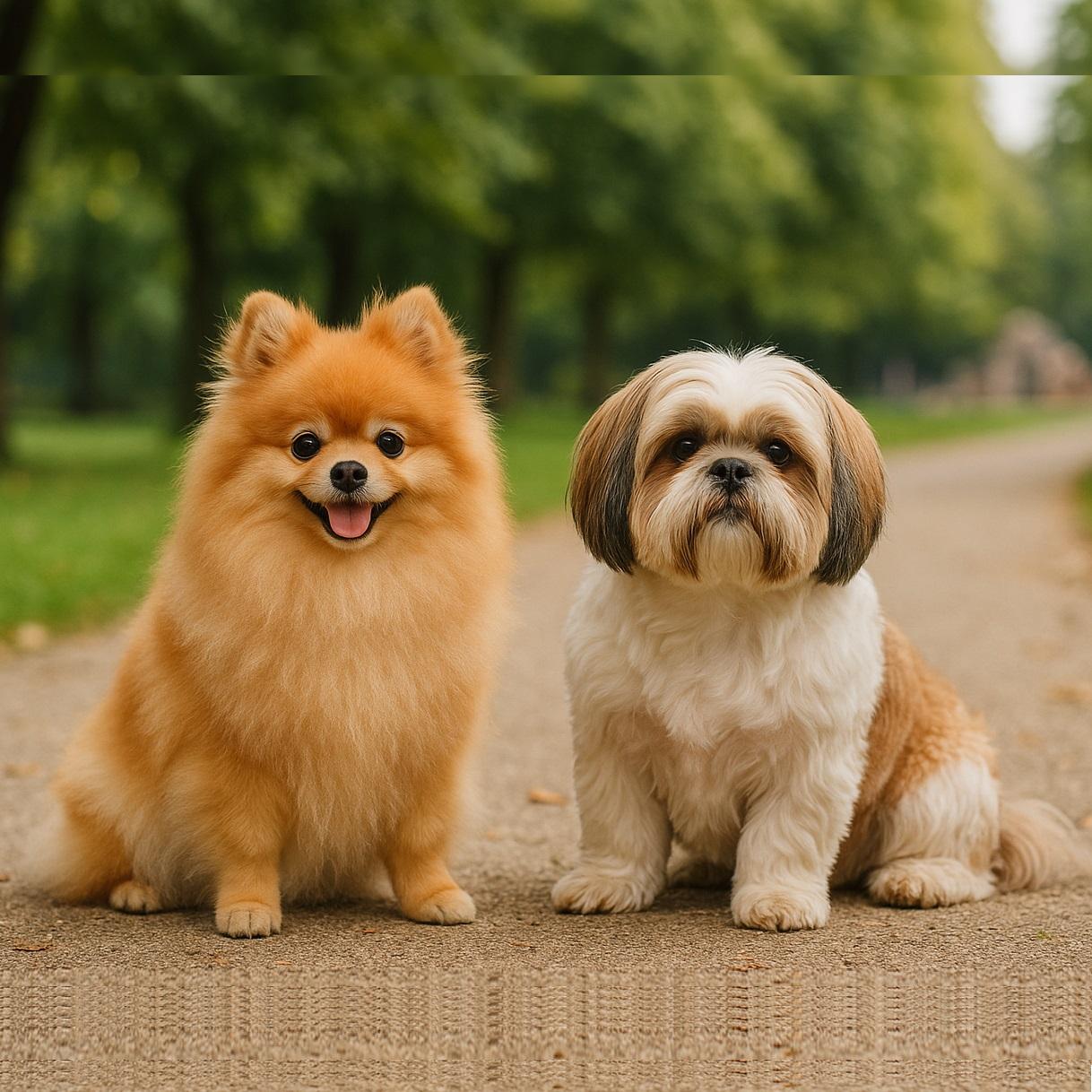 Pomeranian vs Papillon