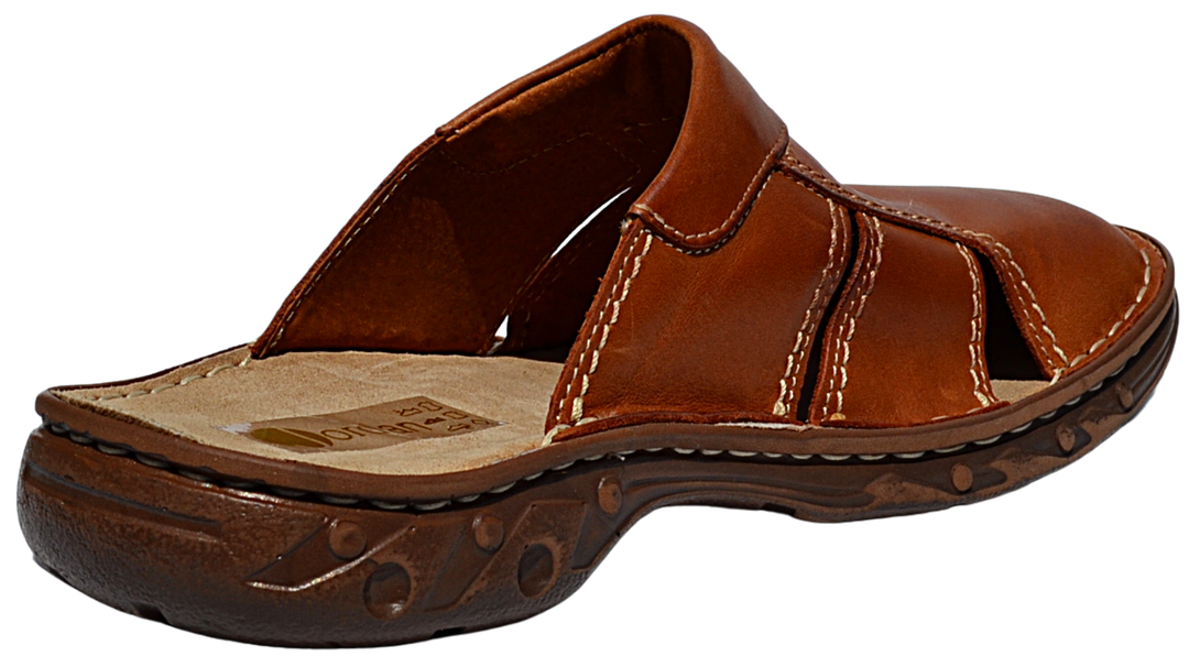Jordan - Men outdoor leather slippers - Reindeer Leather