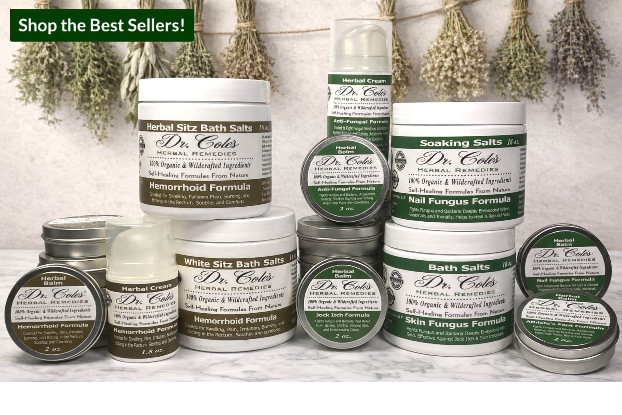 anti-fungal remedies, digestive support, and hemorrhoid treatment