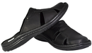 Tyrell - closed toe mens leather sandals - Reindeer Leather