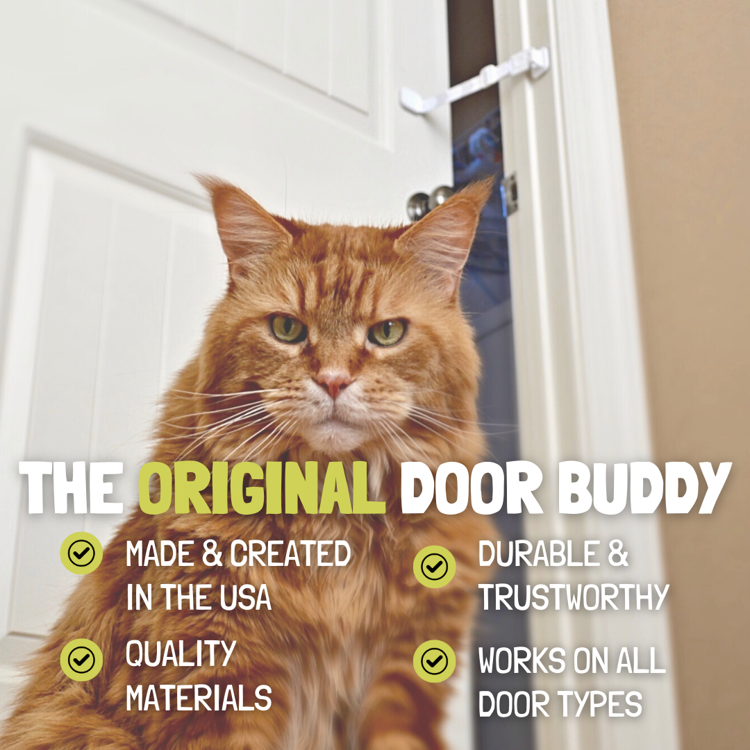 Door Buddy® Baby Proof Door Lock Plus Foam Finger Pinch Guard