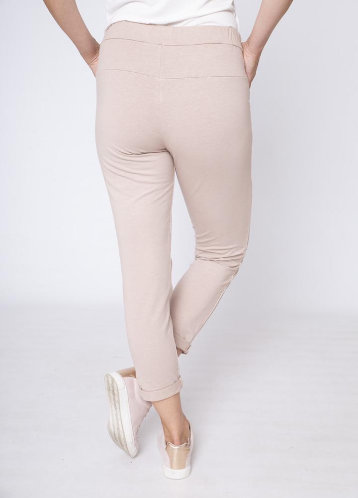 Drawstring Side Pocket Trouser Pink