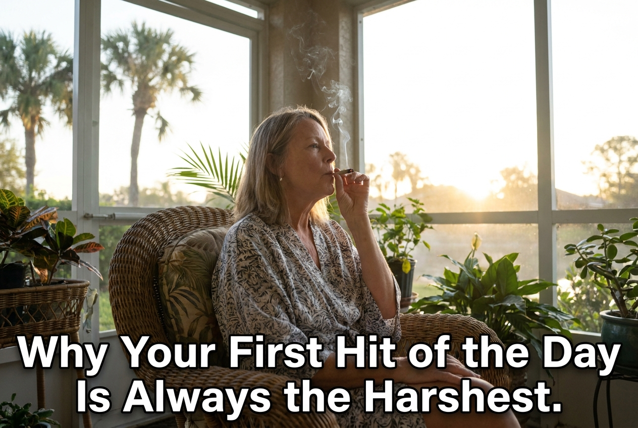Why Your First Hit of the Day Is Always the Harshest