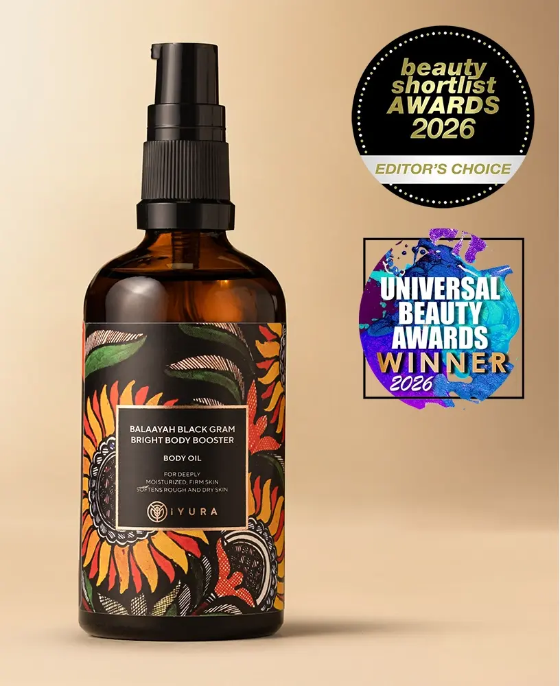 Balaayah Black Gram Bright Body Booster won Beauty Shortlist Award 2026 Editors Choice and Universal Beauty Awards 2026