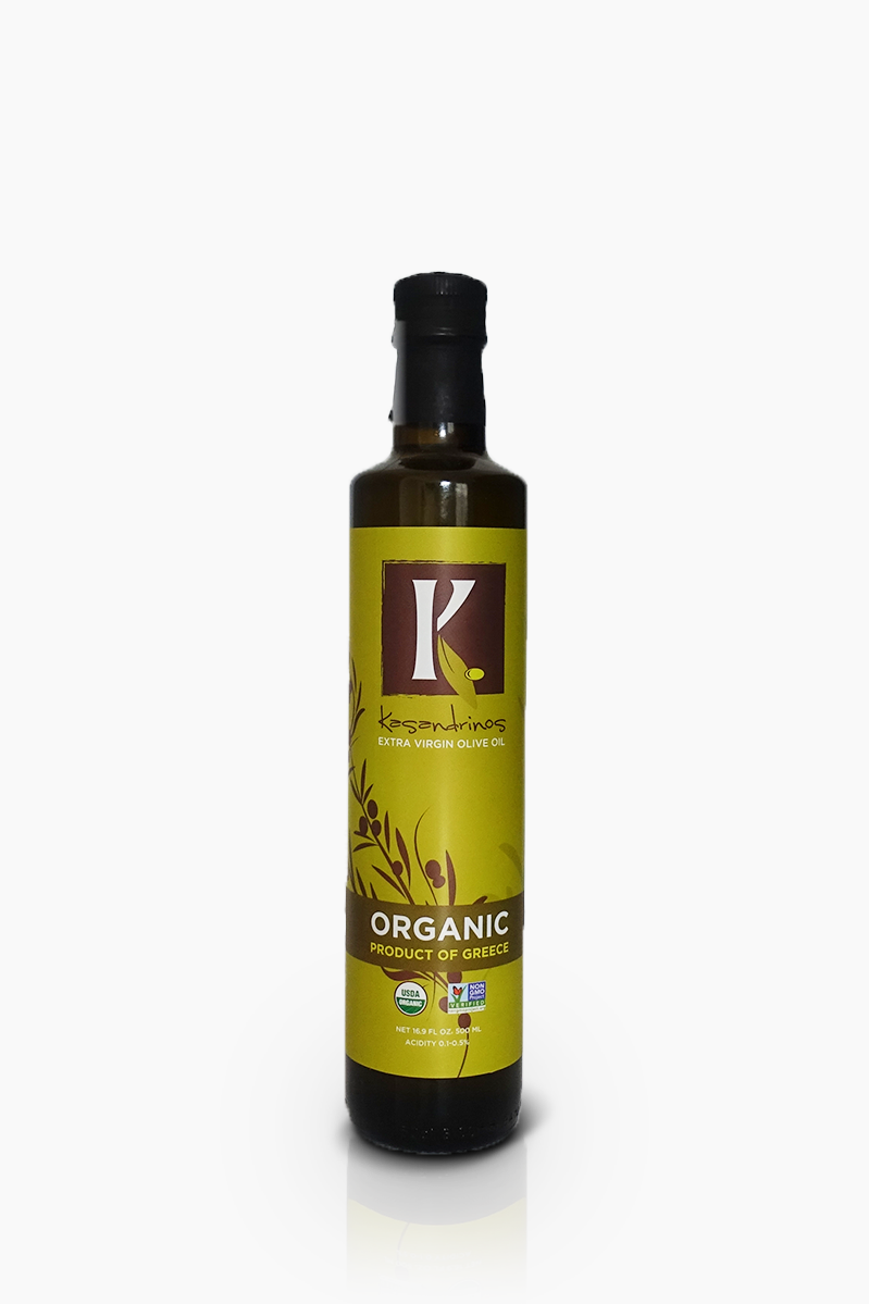 Organic Extra Virgin Olive Oil Glass Bottle  500ml