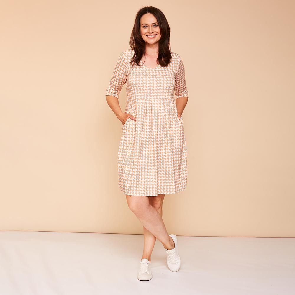 Pria Dress (Beige)