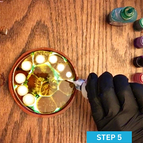 Petri Coasters - Bubble and Swirl Resin Effects – Art 'N Glow