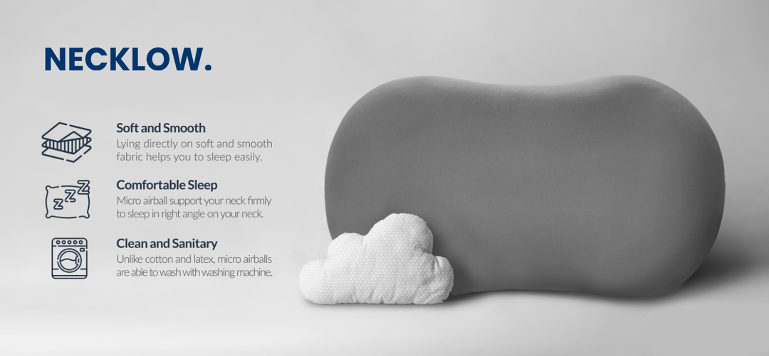 Necklow Sleep The 1 World's Best Adjustable Micro Airball Pillow Necklow Co