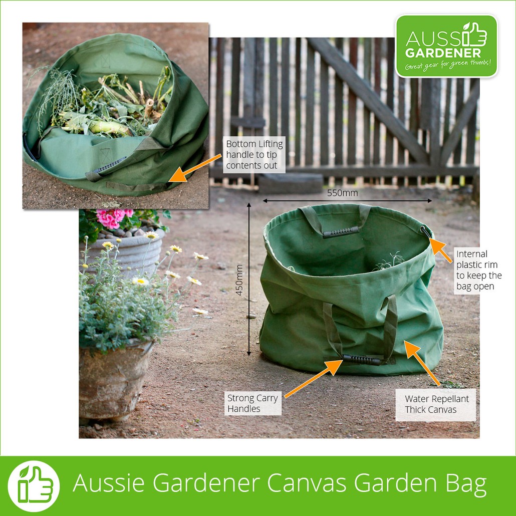 Aussie Gardener Canvas Garden Bag