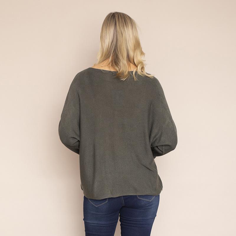 Valerie Batwing Jumper (Green)