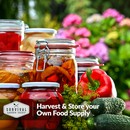 Harvest and store your own food supply from your vegetable garden