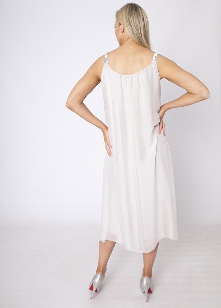 Sleeveless Silk Dress