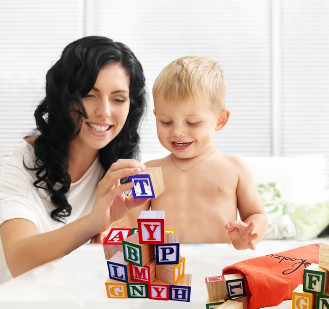 30 Wooden Alphabet Letter Blocks Sets for ToddlersSK-024