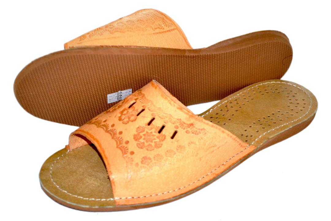 Amy - Women Housel Leather Slipper - Reindeer Leather