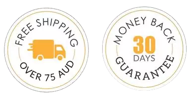Free shipping over 75 AUD, 30 day money back guarantee