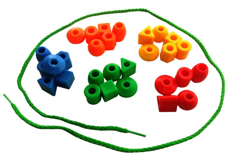 Jumbo Lacing Beads for Toddlers, Threading Beads for Toddlers, Big