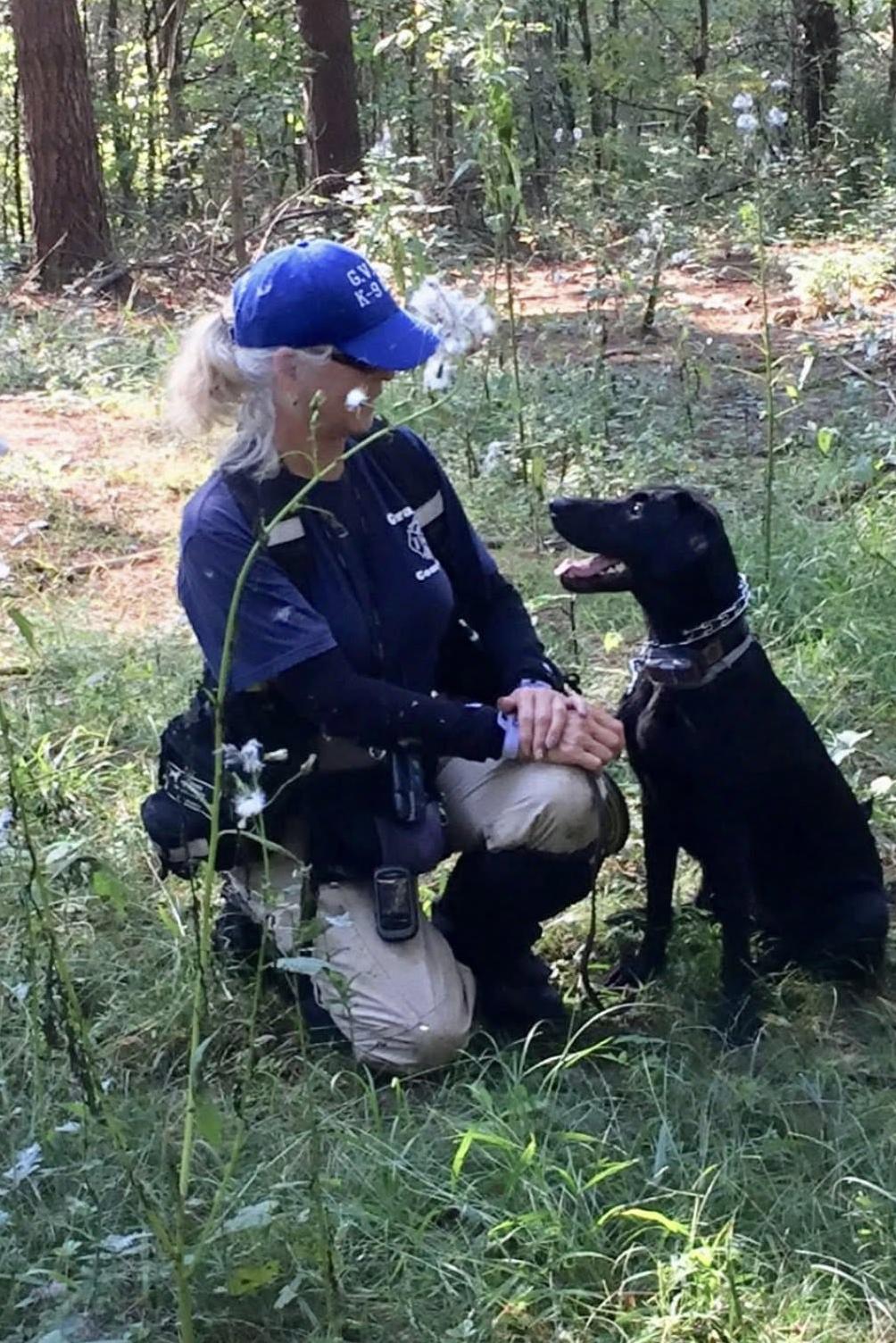 k9 chilly sky and handler