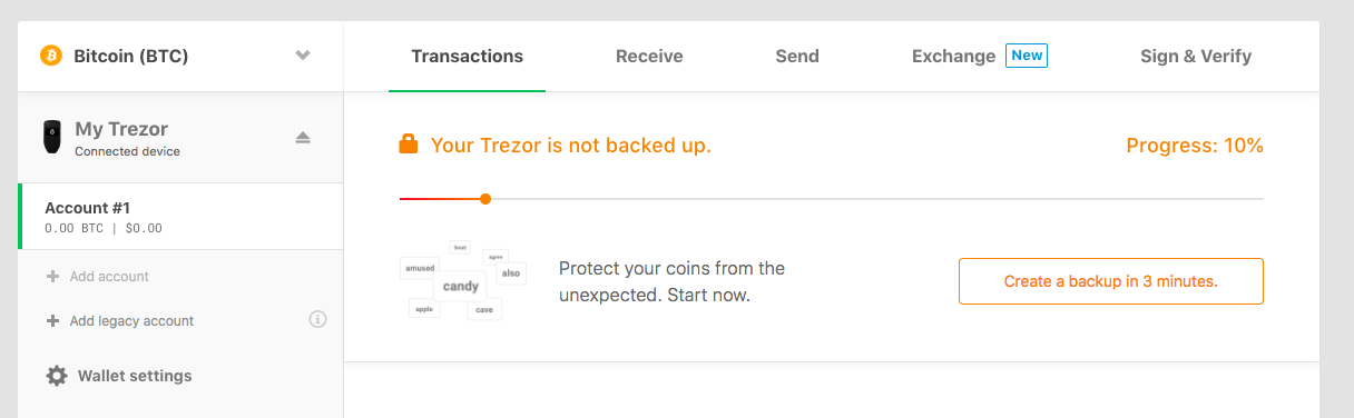 recovering trezor to another wallet ethereum