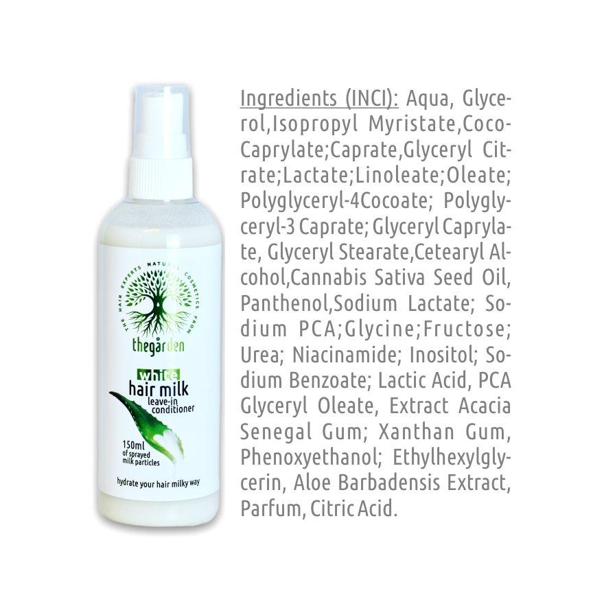 WHITE Hair Milk™-hair milk for matted, dry, fine and brittle hair WHITE Hair Milk™-hair milk for matted, dry, fine and brittle hair