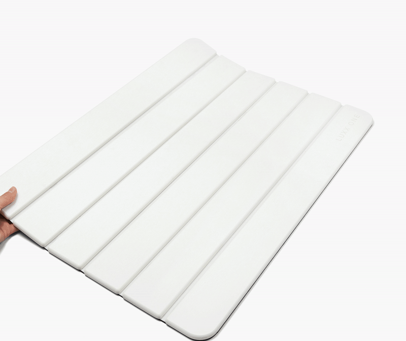 LUXX ONE Stone Mat folded for storage