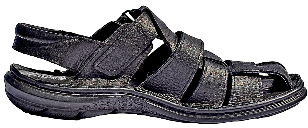 Alexander - Men's leather sandals - Reindeer Leather