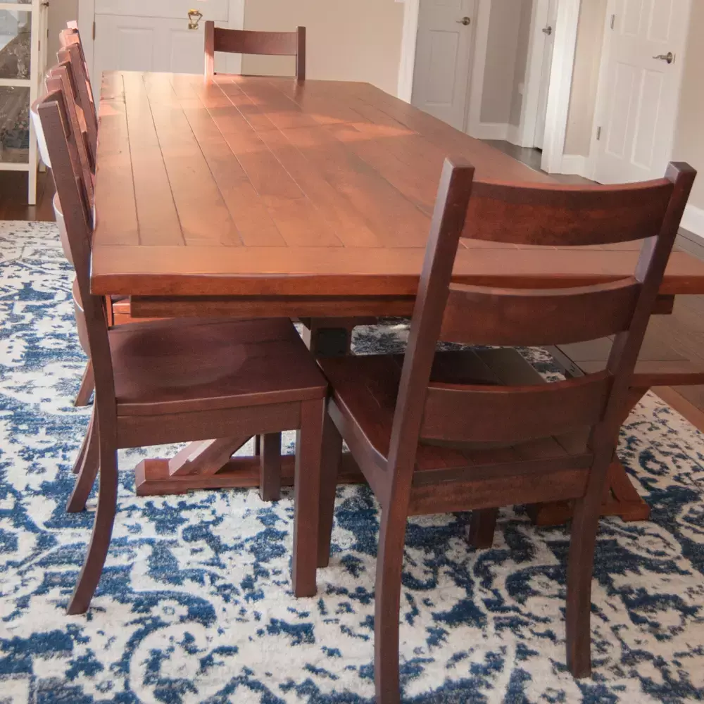 Hawthorne Rustic Cherry Ladderback Dining Chairs