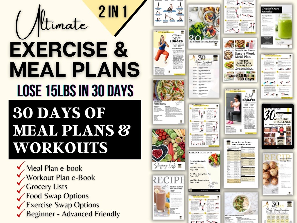 30 Day Easy Meal Plan & Fitness Plan – Love Mother EarthA