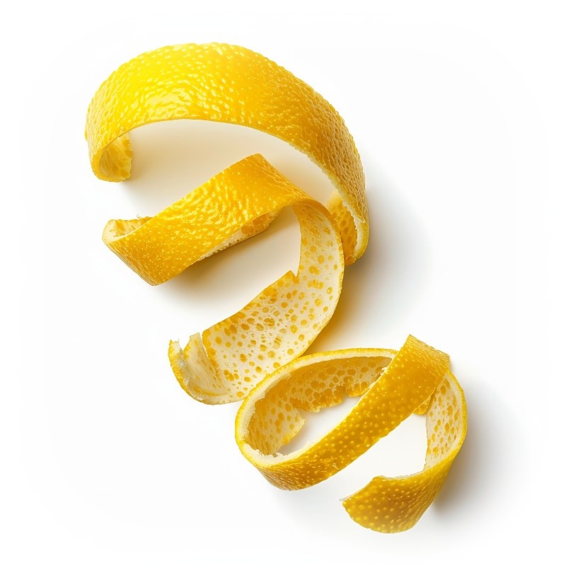 Lemon peel: vegan cheese ingredients