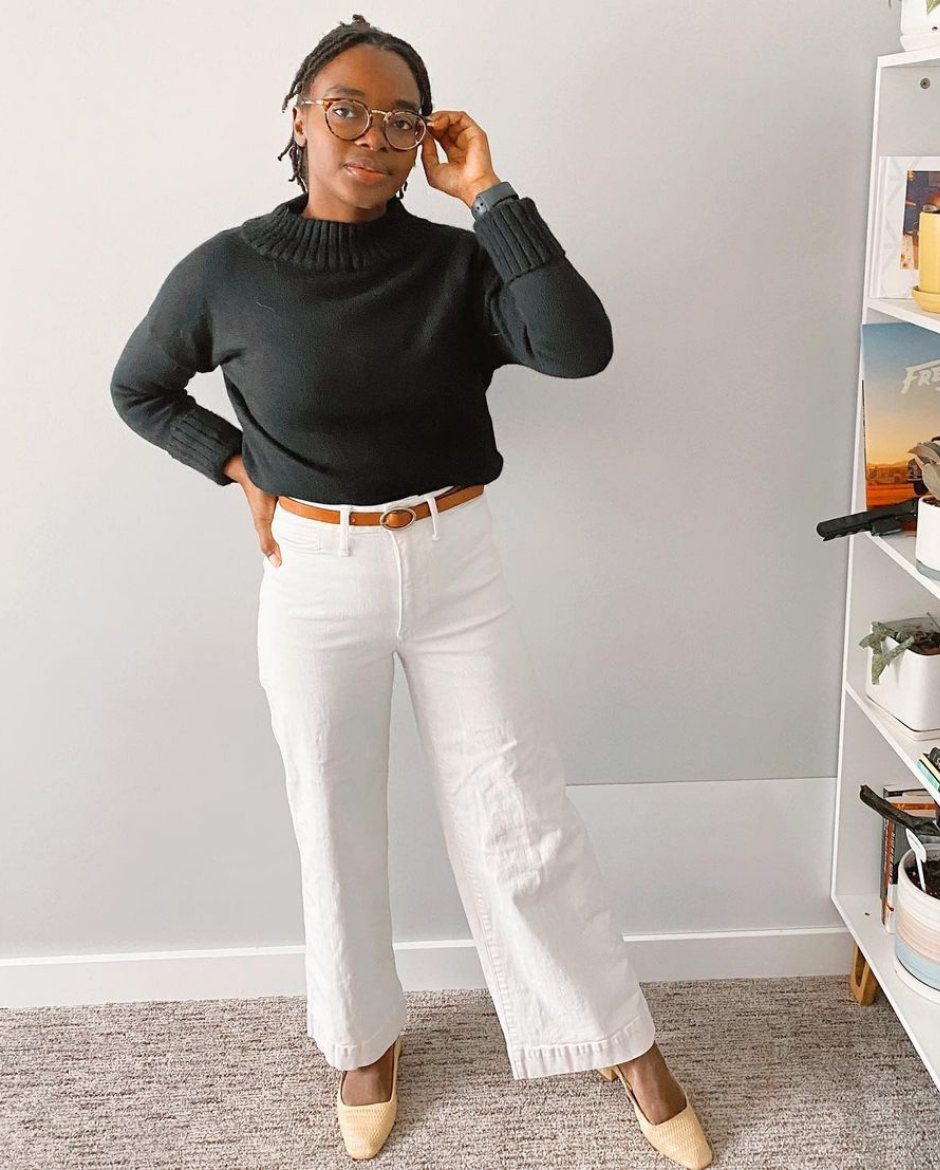 Haven Mock Neck Sweater Black