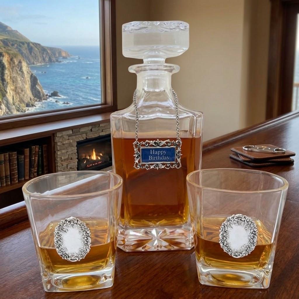 Happy Birthday Decanter Set by Classic Legacy