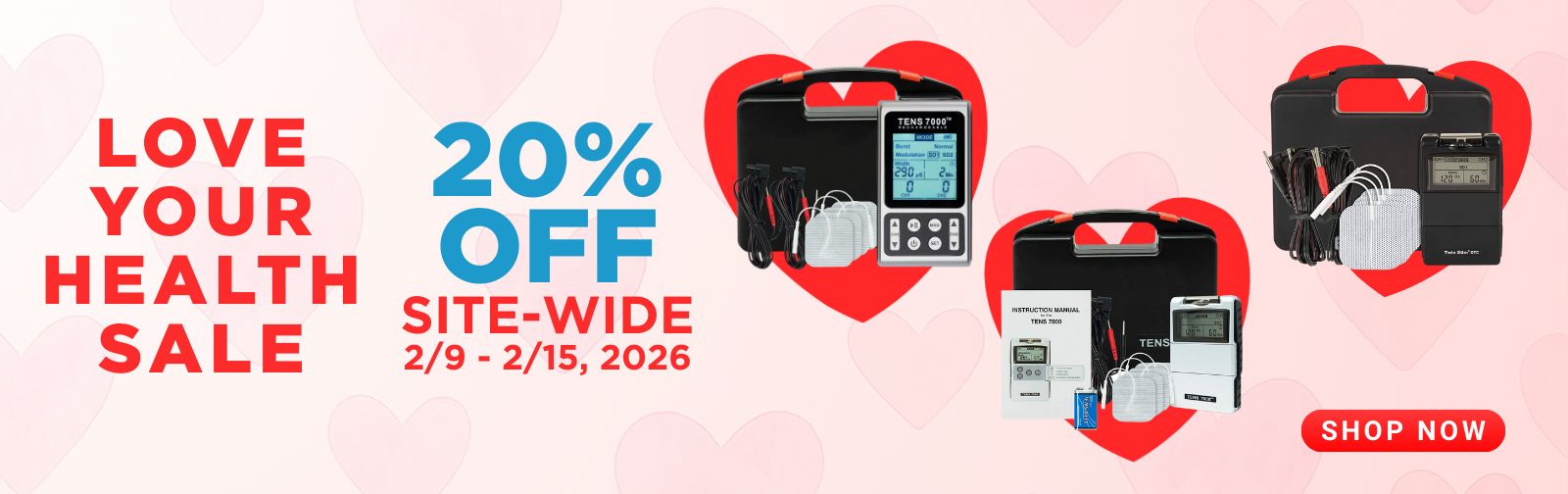 Love Your Health Sale - 20% Off Sitewide - 2/9 to 2/15