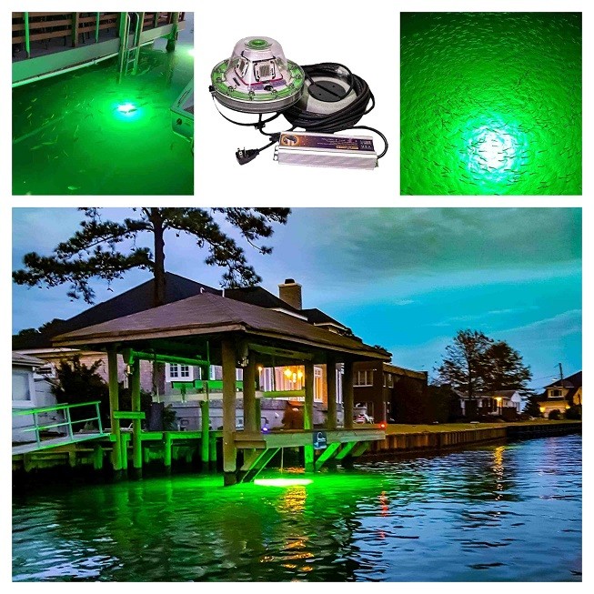 green-dock-light