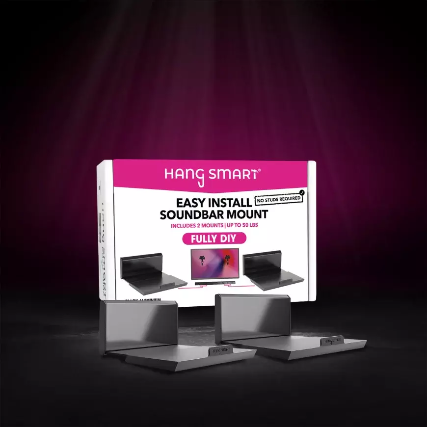 HangSmart DIY TV Mount & Colored Ruler