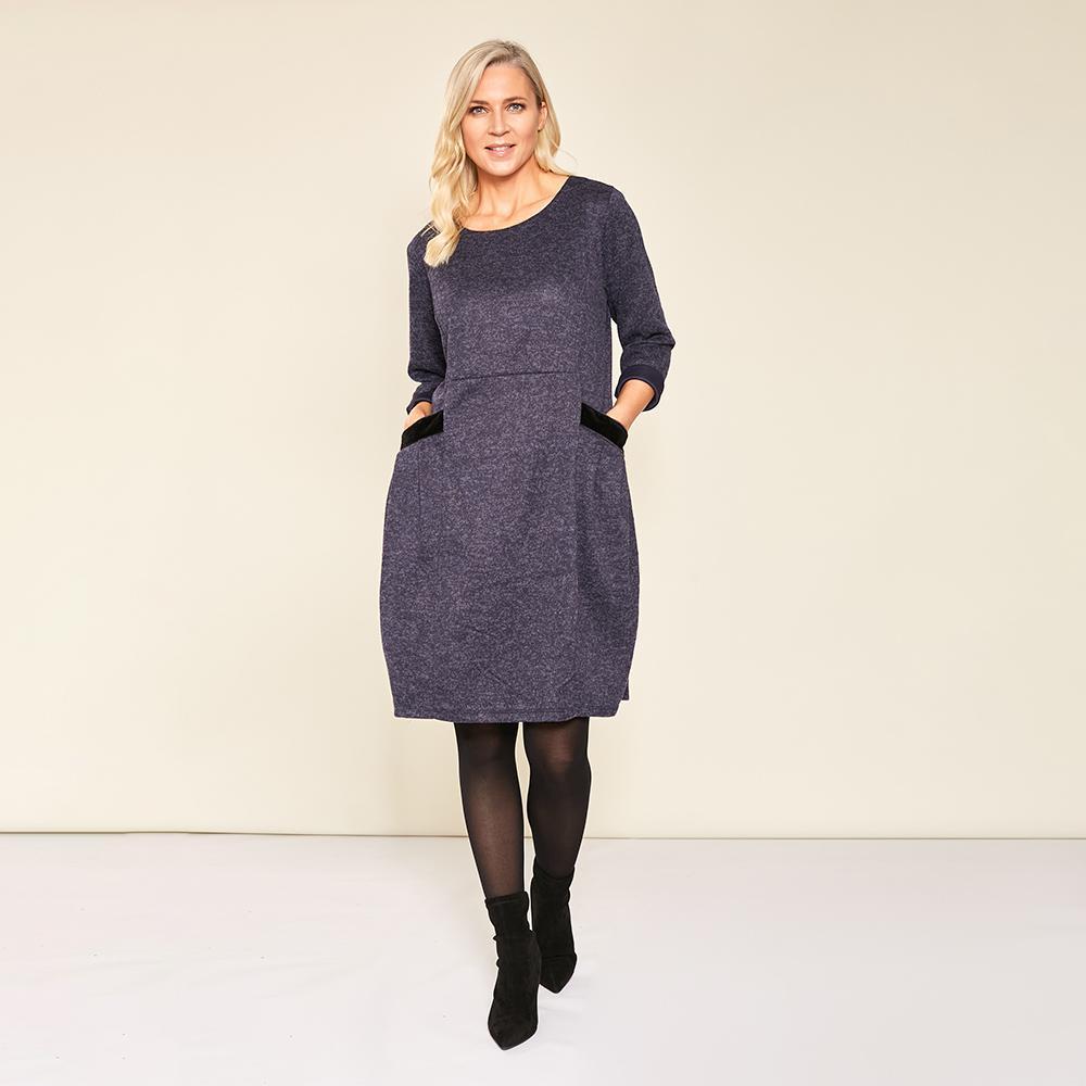Nina Dress (Navy)