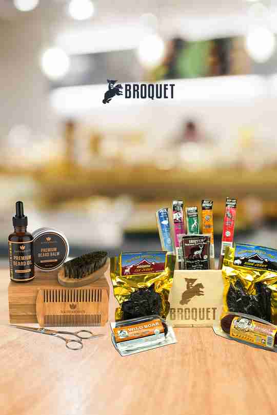 Broquets or gift baskets specifically made for men