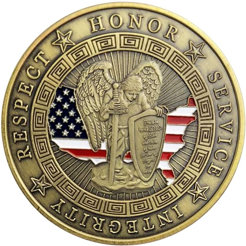 St Michael Honor Medal Coin