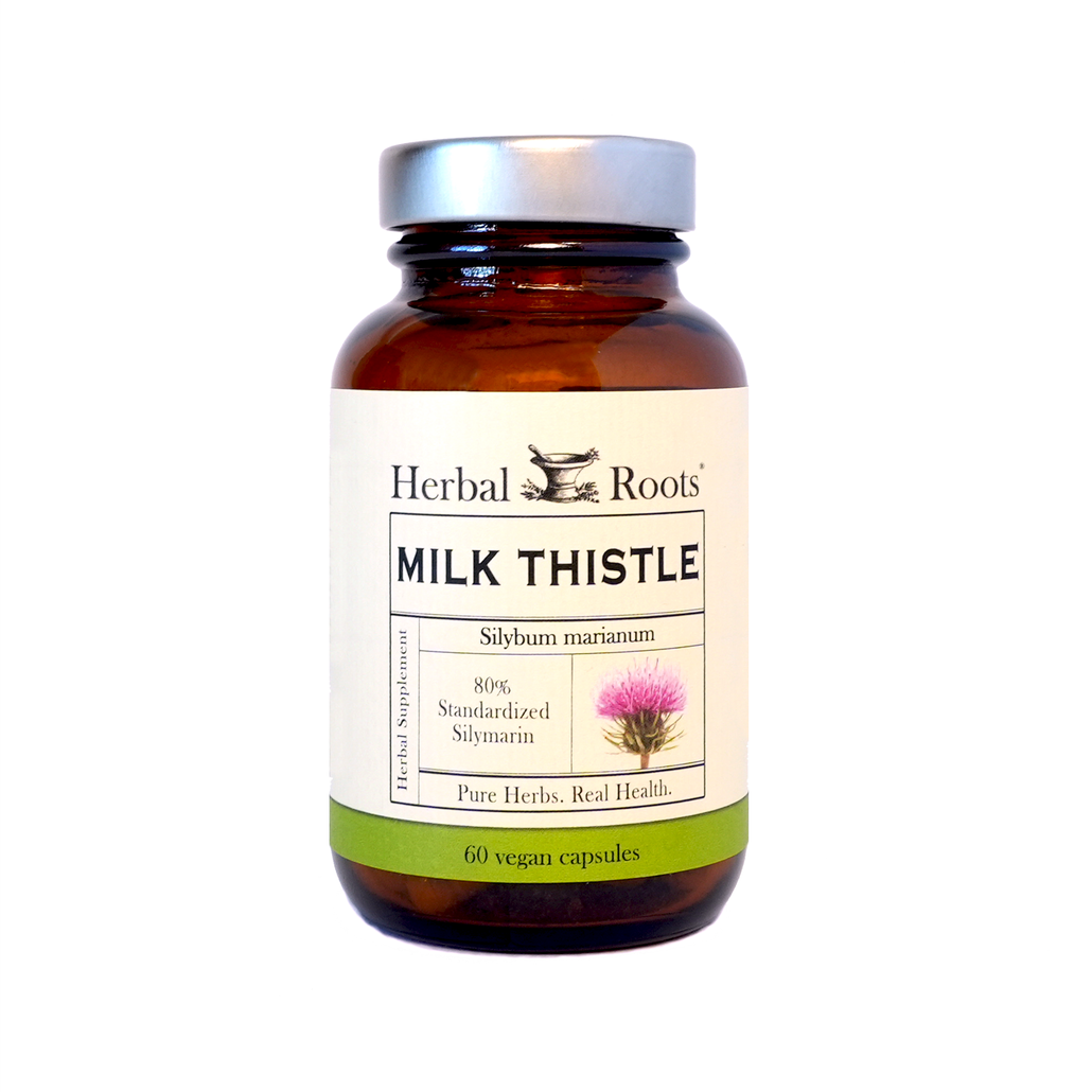 Herbal Roots Milk Thistle bottle