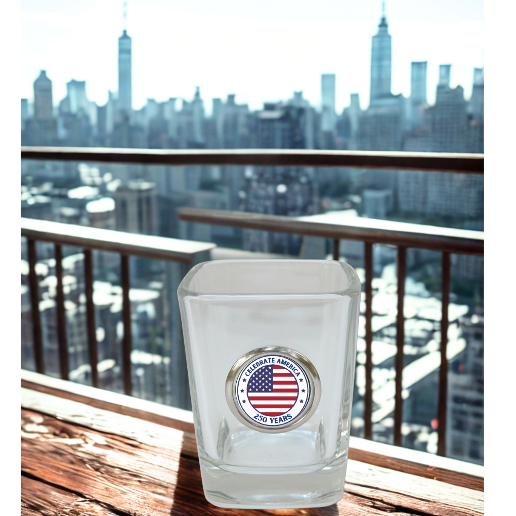Shot Glass to Celebrate America 250