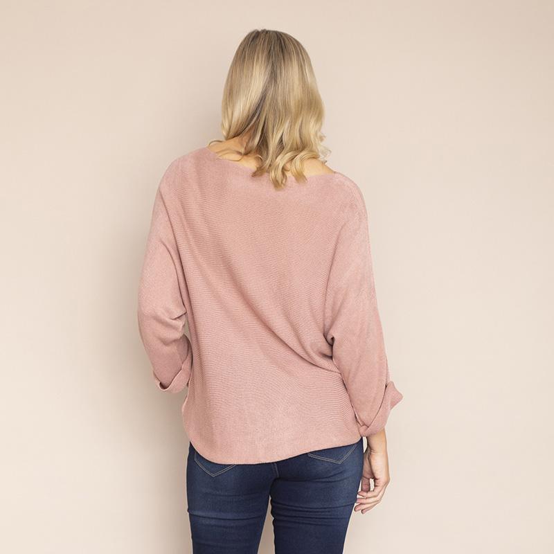 Valerie Batwing Jumper (Pink)