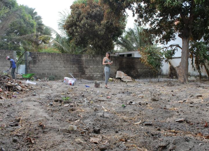 Our community garden on the 1st week was a tip