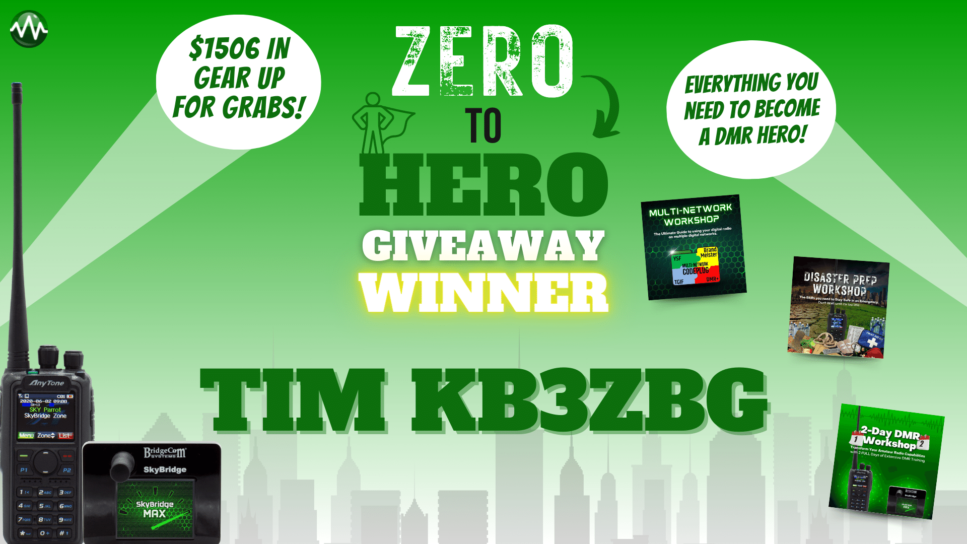 Zero to Hero Giveaway Winner