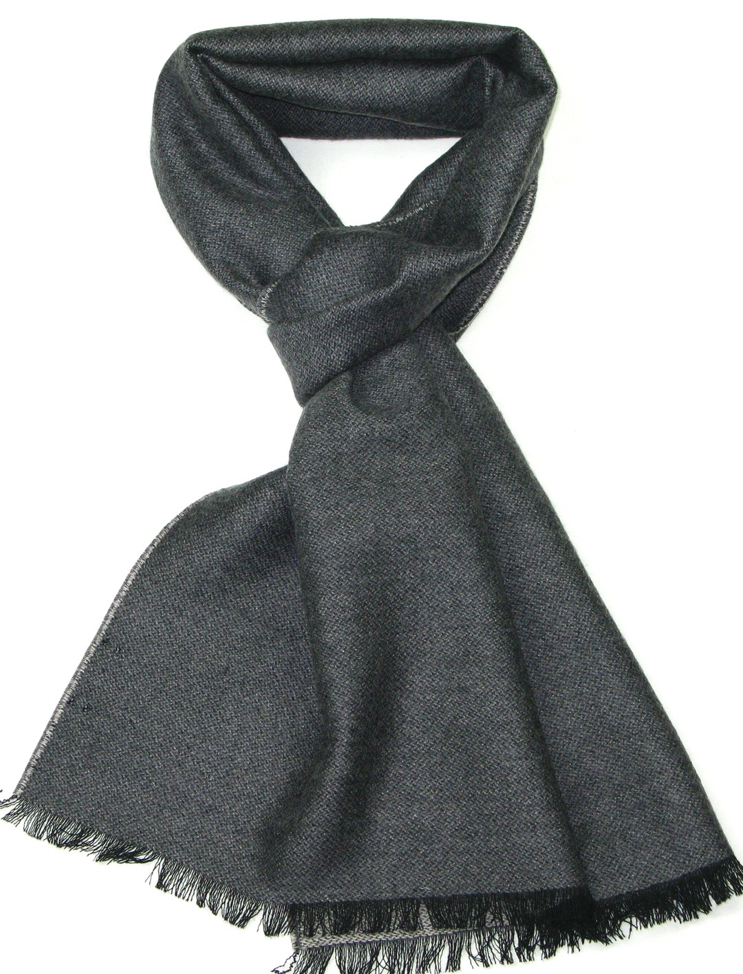 grey scarf merino wool