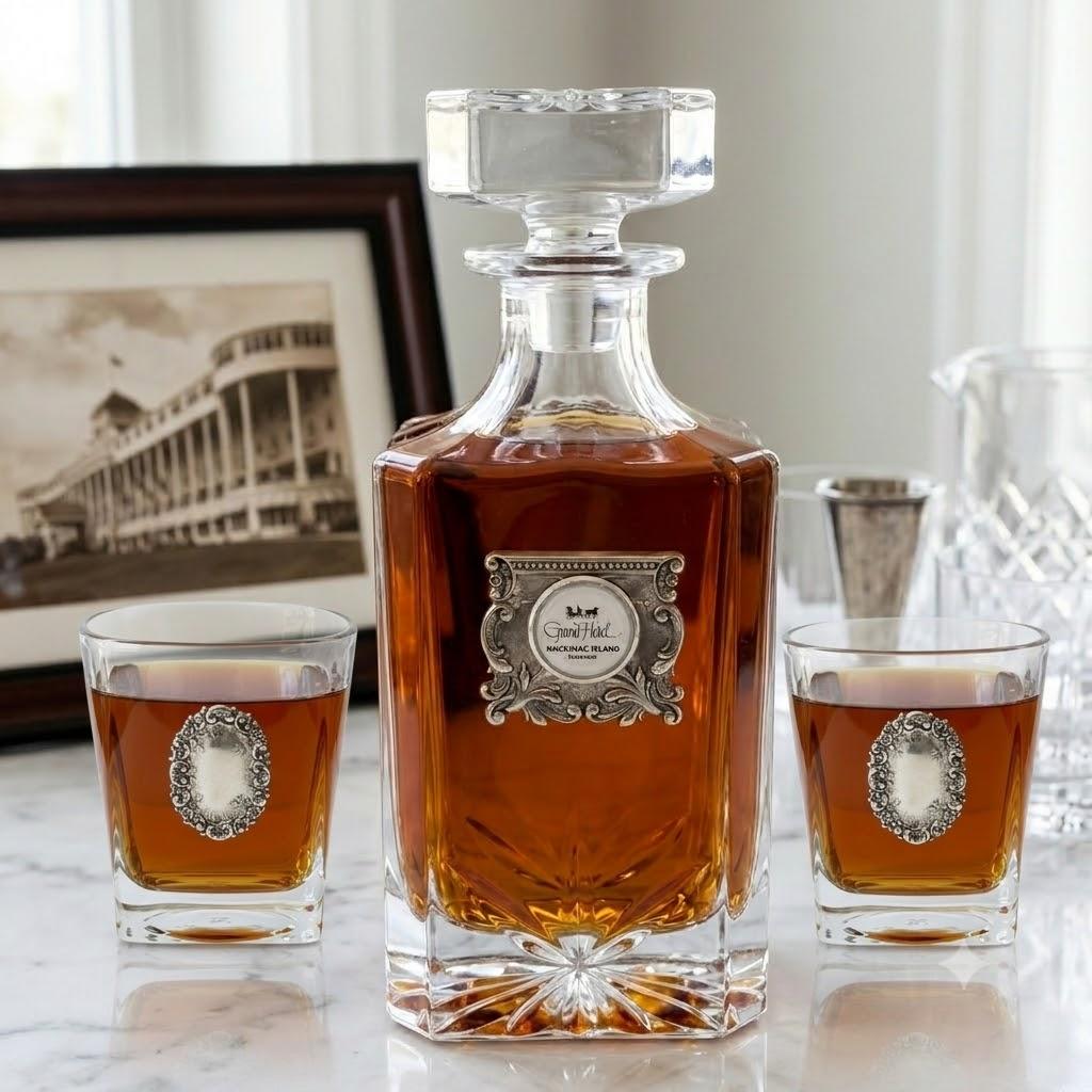 Custom Decanter Set with logo