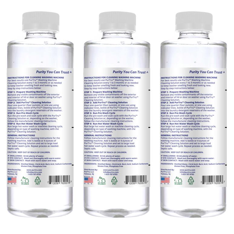 Washing Machine Cleaning and Sanitizing Solution (3 Pack)