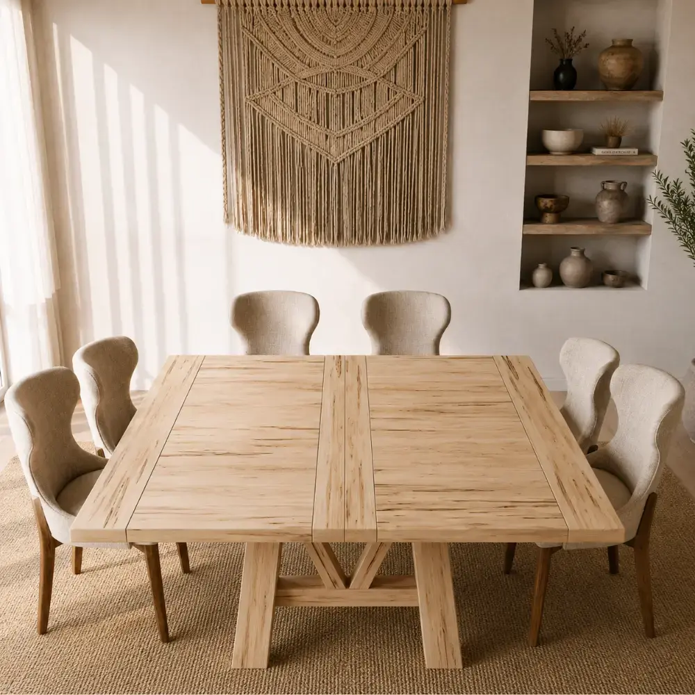 Hawthorne Table in Wormy Maple