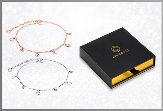 Cube Charms Silver Metal Bracelet