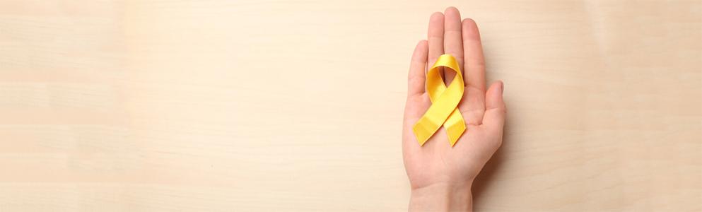 ruban jaune symbole de l'endométriose