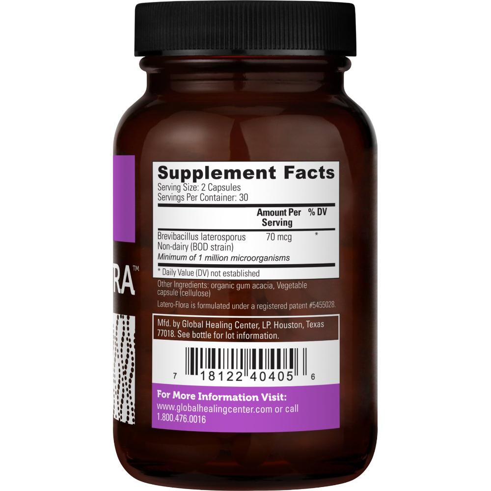 Global Healing Latero-Flora Probiotic Facts