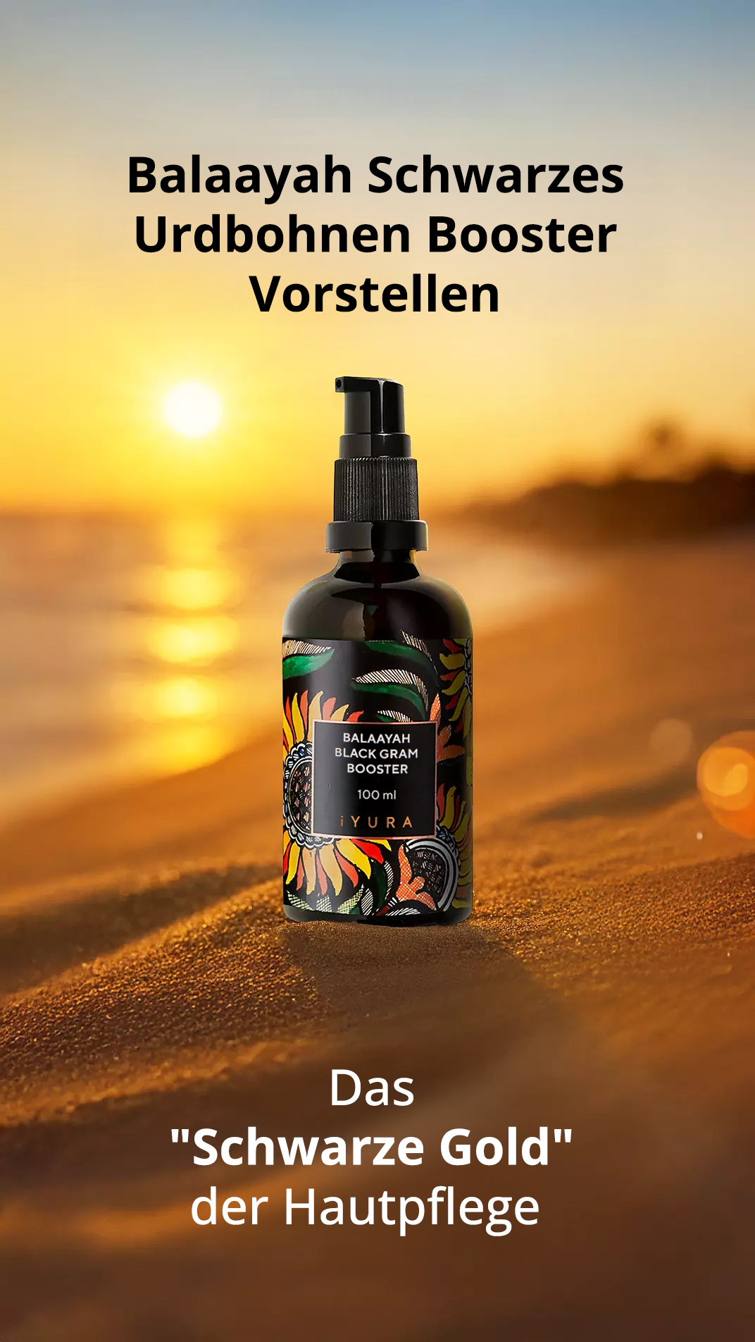 Introducing Balaayah Black Gram Body Booster - The Black Gold of skincare - Mobile
